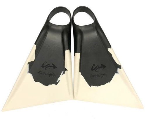 Invert Style Swim Fins Black & White